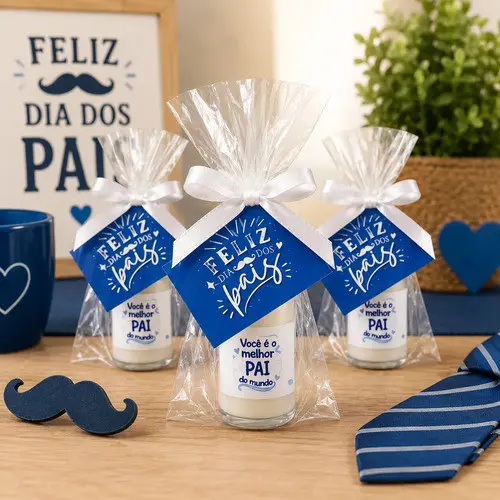 Kit 25 Lembrancinhas Loção Pós Barba Dia Dos Pais