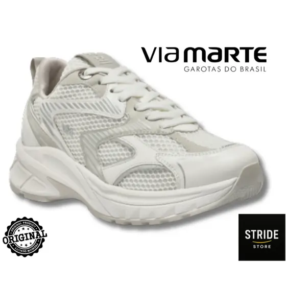 Tênis Feminino Via Marte |ORIGINAL| Chunky Sneaker Branco Solado Alto Fashion Blogueira
