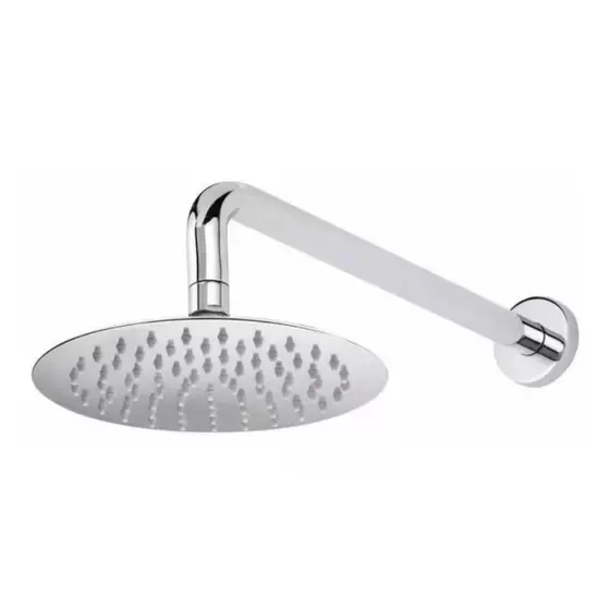 Ducha Chuveiro Redondo De Inox 20cm Cromado Ideal Para Areas Externas E Piscinas