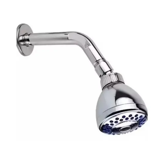 Ducha Chuveiro Europa Redondo Abs Agua Fria Ideal Para Areas De Lazer Piscina