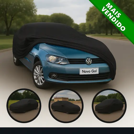 Capa Para Cobrir Carro Tecido Lycra Helanca Proteção Uv50+ Gol G2 G3 G4 G5 G6 G7