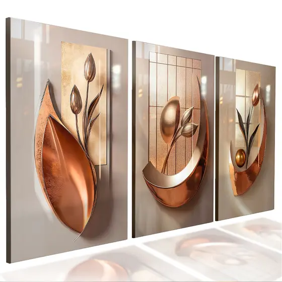 Quadro Decorativo Sala Quarto Abstrato Esferas Moderno Luxo