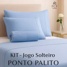 Jogo De Lençol Micropercal 400 Fios Ponto Palito Com Fronha Solteiro Casal Queen King 2 E 3 Peças