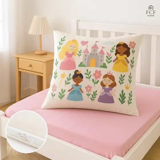 Jogo De Lençol Infantil Várias Estampas Micropercal 400 Fios Solteiro Com Zíper Toque Macio 2 Peças