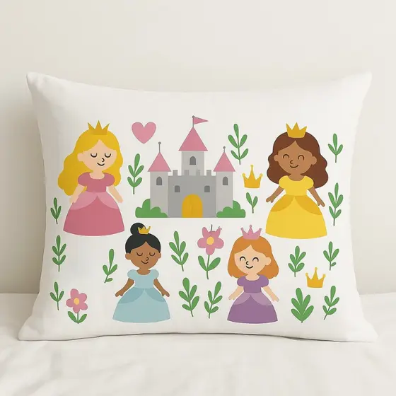 Jogo De Cama Princesas Micropercal 400 Fios Com Fronha Macio Antialérgico Solteiro Casal Queen King
