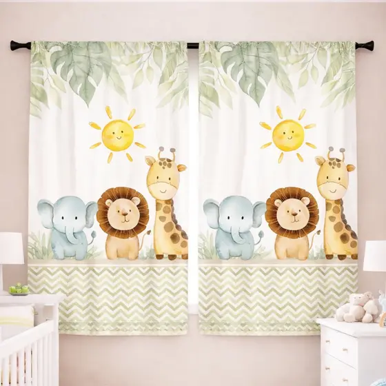 Cortina Quarto Infantil Vários Temas Estampados 2,10x1,40m Oxford Decoração Quarto Menino E Menina