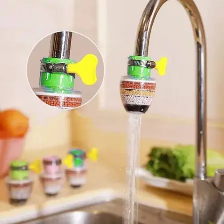 Filtro Purificador Arejador Com Filtro De Água Purificador Carvão Ativado 3 em 1 Bico Arejador Para Torneira De Cozinha