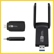 Adaptador Usb Wifi Wireless Dual Band Ac1300 5ghz e 2.4ghz 1300mbps Duas Antenas Externas