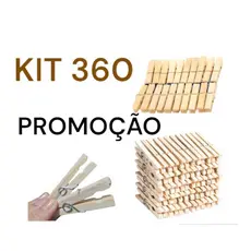 360 a 120 Unidades de Prendedor Madeira Prendedor de Roupa