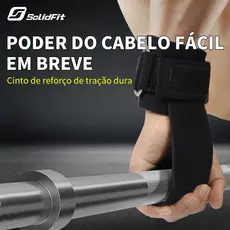 SolidFit Kit Proteção para Academia Luvas de Proteção Palmar Munhequeira CrossFit e Calistenia Força com Facilidade
