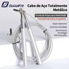 SOLOEVER Speed Corda de Pular Aço Rolamento Profissional para Crossfit Musculação e Exercícios | Entrega Rápida