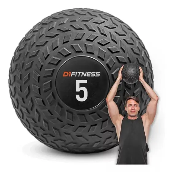 Slam Ball D1Fitness Texturizada 5kg