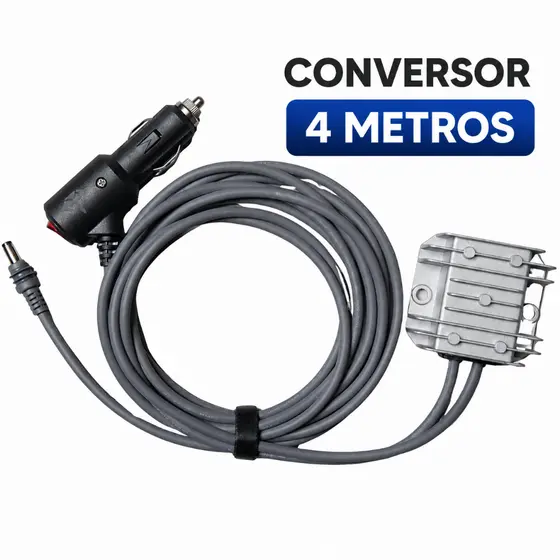 Inversor conversor Veicular para Starlink Mini 12V 24V Para 30V Cabo 4 Metros