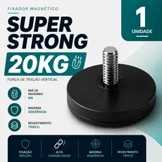Imã Neodímio 66mm M8 Super Forte Base Magnética Fixação Veicular Starlink Mini
