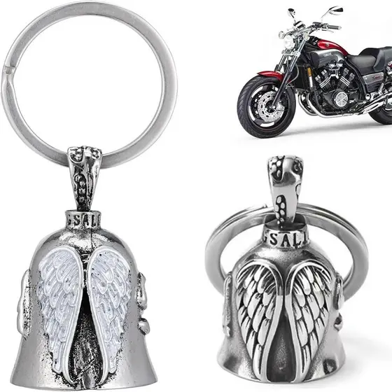 Anjo Sino Guardião para Motocicleta - Acessórios de Decoração para Moto | Protege o Motorista | Decorativo Elegante