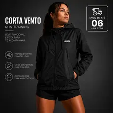 Jaqueta Corta Vento Feminina Impermeável com Capuz Plus Size P ao G4 Proteção Garoa Original Run
