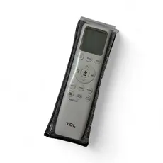 Capa para Controle Remoto 16cm x 5cm Impermeável Preto com Transparente
