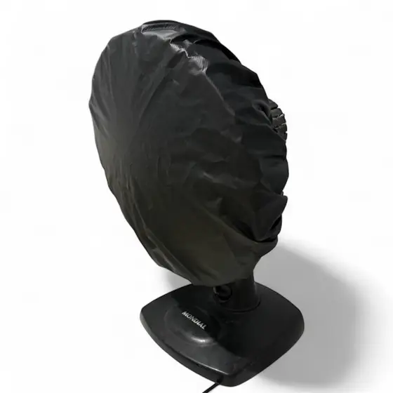 Capa Proteção de Ventilador Preta Impermeável Antipoeira Vários Tamanhos