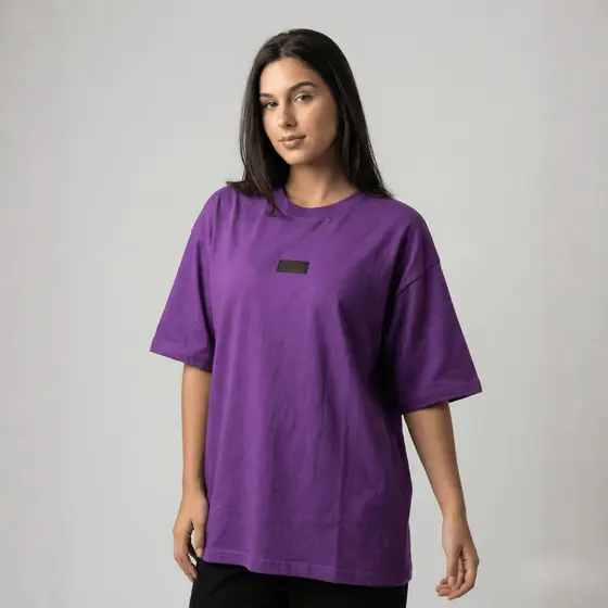 Camisa Feminina Oversized Casual Crossfit Treino Academia Confortável 100% Algodão Leve Promoção