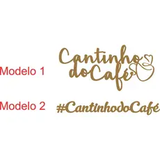 Cantinho do café Recorte MDF Artesanato