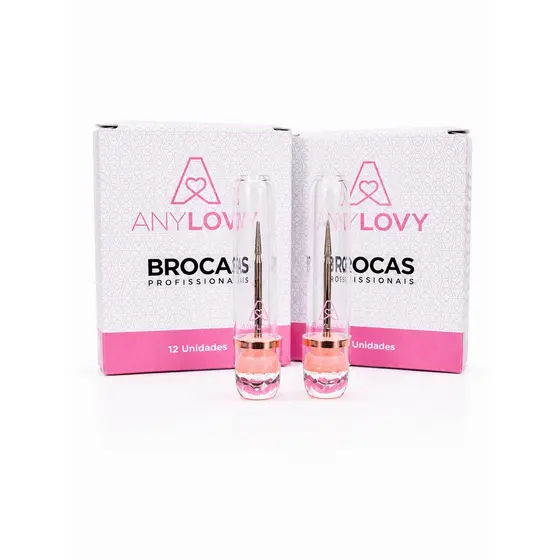 Brocas de Unha Diamantadas 718 720 Anylovy para Preparo e Acabamento Preciso d Cutícula profissional