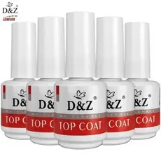 Kit Top Coat D&Z Unhas em Gel Porcelana Acrigel Fibra de Vidro Finalizador de Unha Original