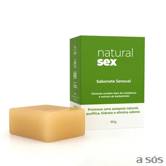 Sabonete Íntimo Unissex em Barra Barbatimão e Arnica | Natural Sex - 90g