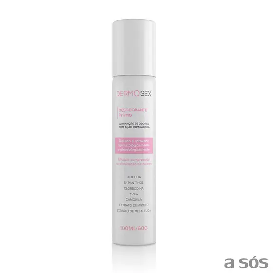 Desodorante Íntimo Feminino Aerossol Anti-Odores | Dermosex - 100 ml/60 g