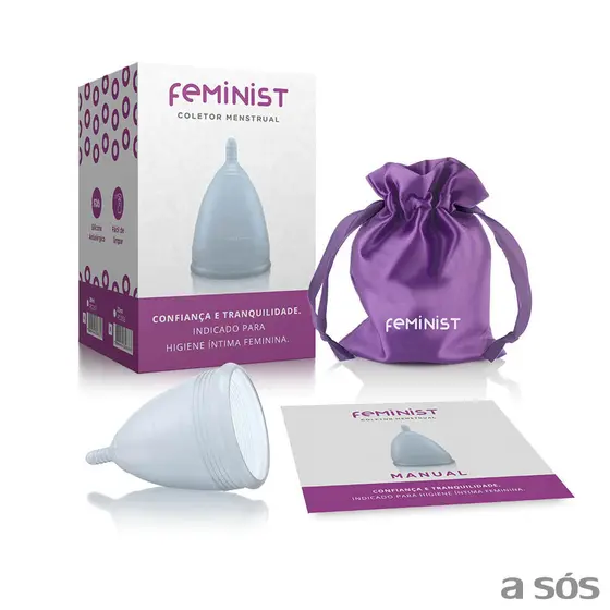 Coletor Copinho Menstrual Silicone Medicinal | Feminist Modelo B 25 ml - 40 x 65 mm