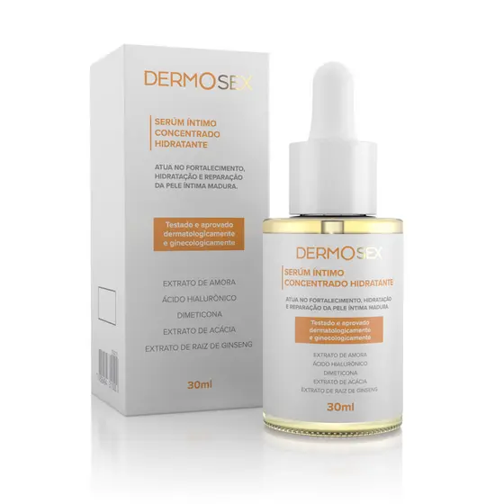 Sérum Íntimo Concentrado Hidratante Peles Maduras Dermosex - 30 ml