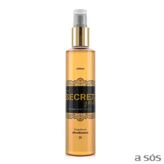 Body Splash Refrescante Sensual | The Secret Gold 3 em 1 - 200 ml