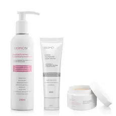 Kit Cuidado completo Clareamento Íntimo Sabonete Líquido + Clareador + Esfoliante Dermosex