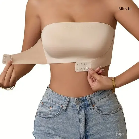 Sutiã De Elevação Com Fivela Frontal Sem Alças , Roupa Íntima Respirável Confortável Para O Verão