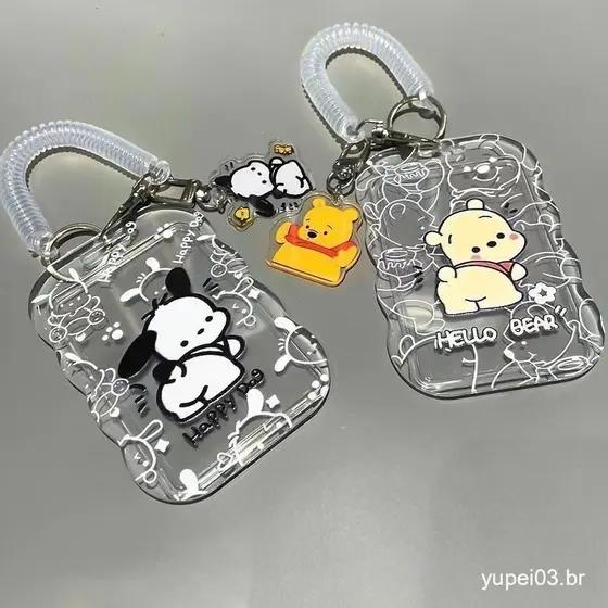 Novo produto pronto estoque Pacha cão Winnie the Pooh titular do cartão estudante Campus controle de acesso cartão de re