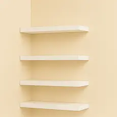 Prateleira Suporte Branca Madeira Mdf 40x10cm - Martins Imóveis
