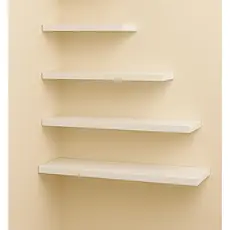 Kit 4 Prateleiras Brancas em MDF Multiuso - Resistente e Versátil  Martins Moveis
