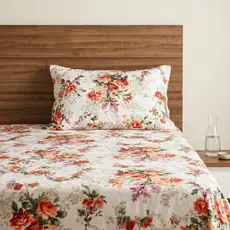 Jogo de Cama 3 peças Casal Floral Macio