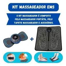 Kit Massageador para Pés, Pescoço e Costas – Alívio Muscular Profundo e Relaxamento