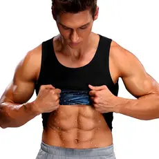 Camiseta Regata Térmica de Compressão Abdominal – Modeladora para Homens