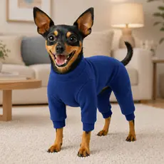Roupinha Macacão para Pet Inverno Escolher Cor para Macho e Fêmea Estampado - Roupa De Cachorro Pequeno a Grande Porte