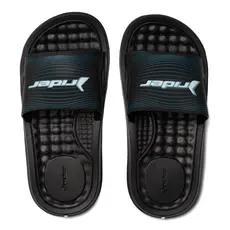 Chinelo Infantil Rider Step Slide Monobloco Preto/Azul
