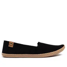 Sapatilha Feminina Moleca Nobuck com Furos Preto