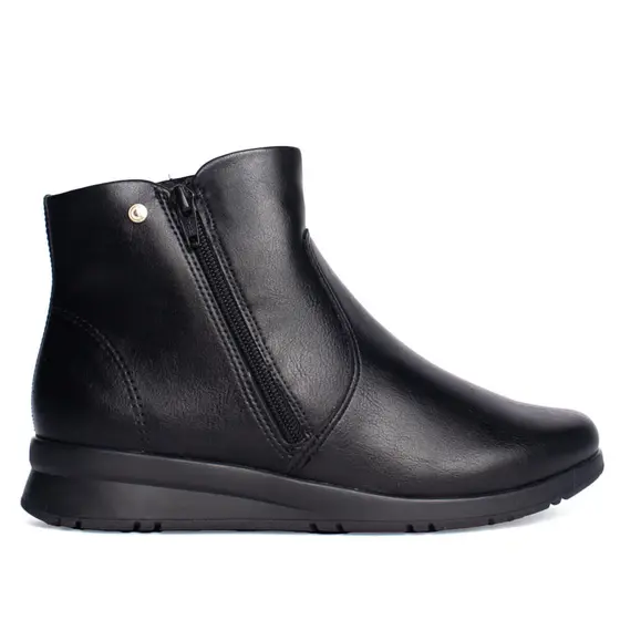 Bota Feminina Comfortflex Napa Preto