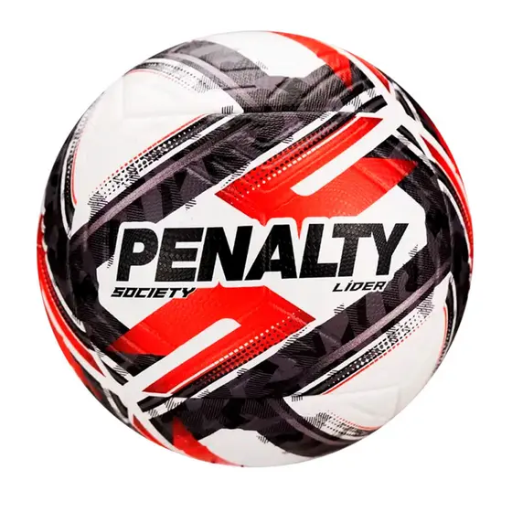 Bola Society Penalty Líder XXVI PU Branco/Preto