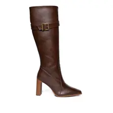 Bota Feminina Vizzano Over The Knee com Fivela Marrom