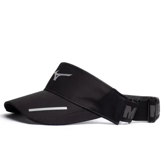 Viseira Unissex Mizuno Aero Ajustável Preto/Cinza
