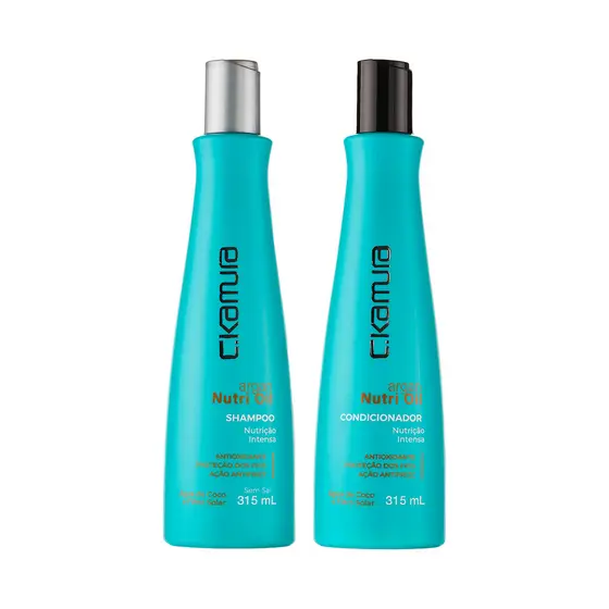 Kit C.Kamura Argan com Shampoo e Condicionador  