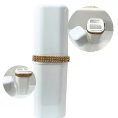 Porta Escova de Dentes + Decoração Luxo + Suporte Creme Dental com Tampa Divisória + Organizador Strass Lindoooo!!