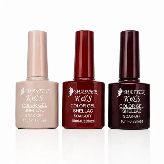 Kit Esmalte de Unhas em Gel XD/K&S e lirio  3 unidades LED UV COLEÇÕES soak-off  kit Manicure