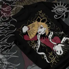 Camiseta Basica e OVERSIZED Doma Kizuki Demon Slayer Anime Kimetsu Unissex - Darknezz